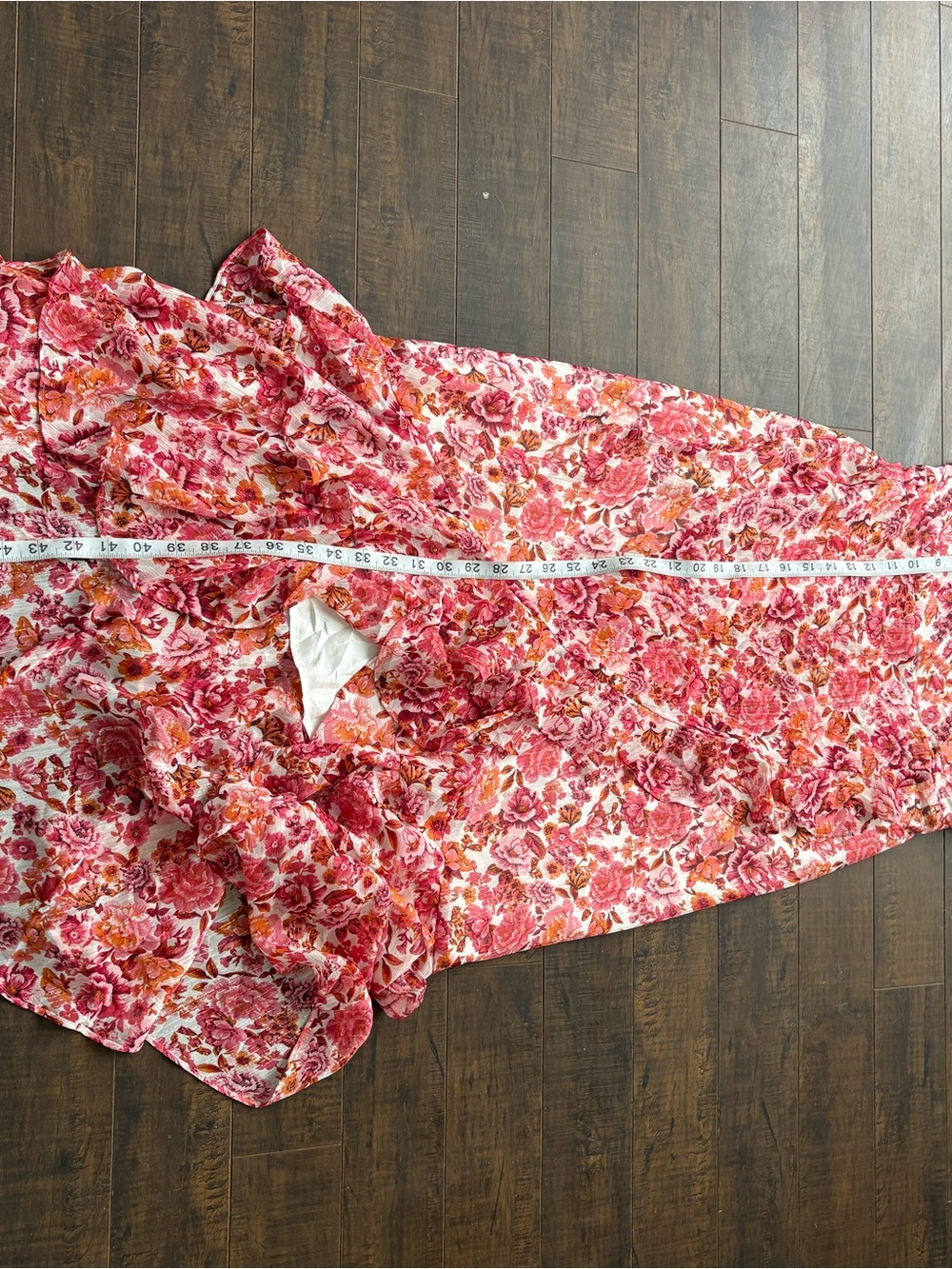 Lulus Always Enchanting  Pink Floral metallic dress - Picture 13 of 15